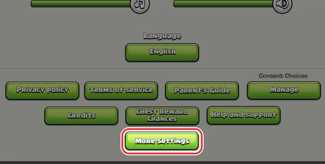 Tap More Settings.